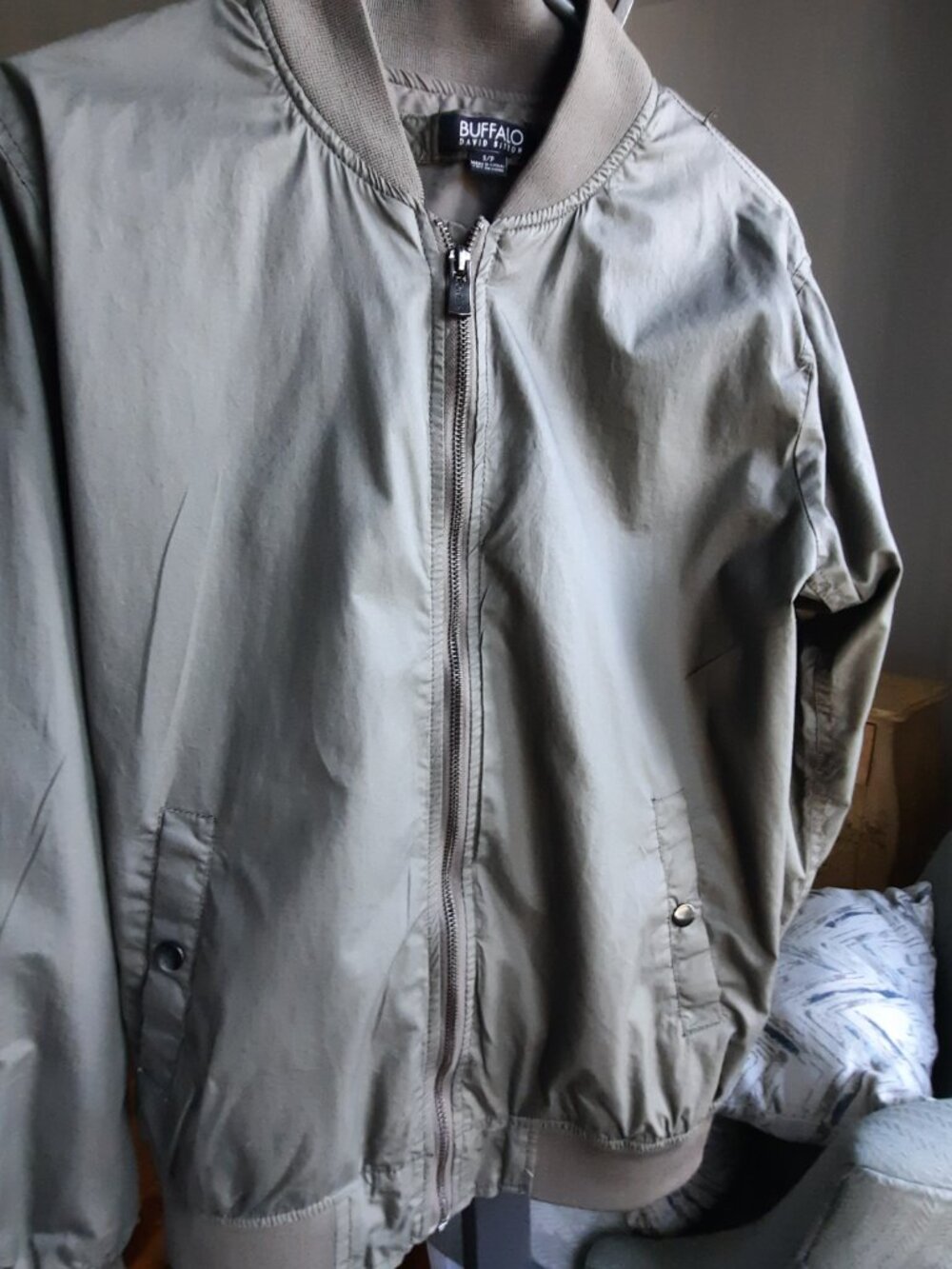Pure cotton Buffalo David Bitton bomber jacket - Picture 4 of 8